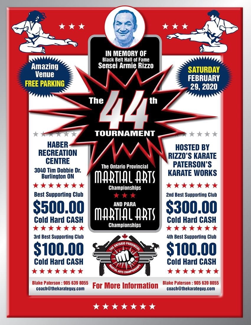 The Ontario Provincial Martial Arts Championships — WKC Canada