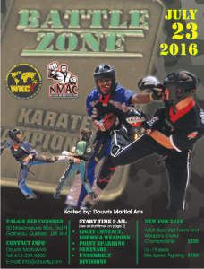 Battle Zone hosted by Douvris Martial Arts 2016