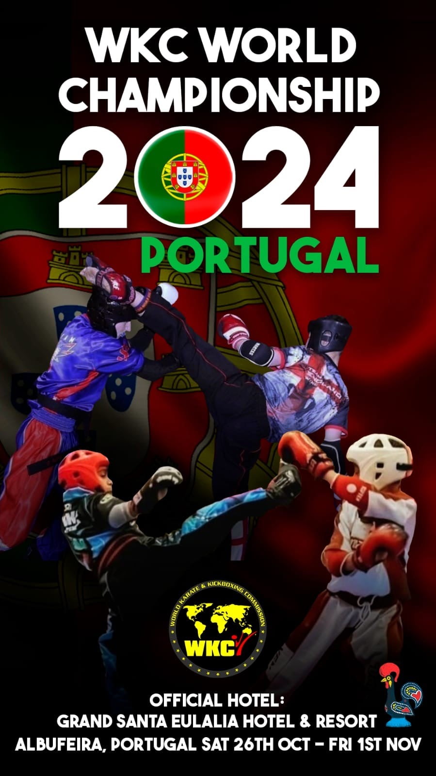 WKC World Championships 2024 in Portugal poster
