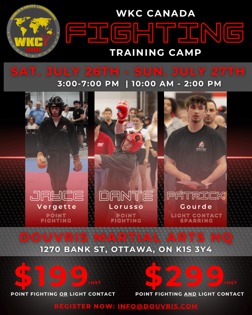 Registration is now open for the WKC Canada Training Camp featuring 2 packed days of drills, conditioning, and fighting.