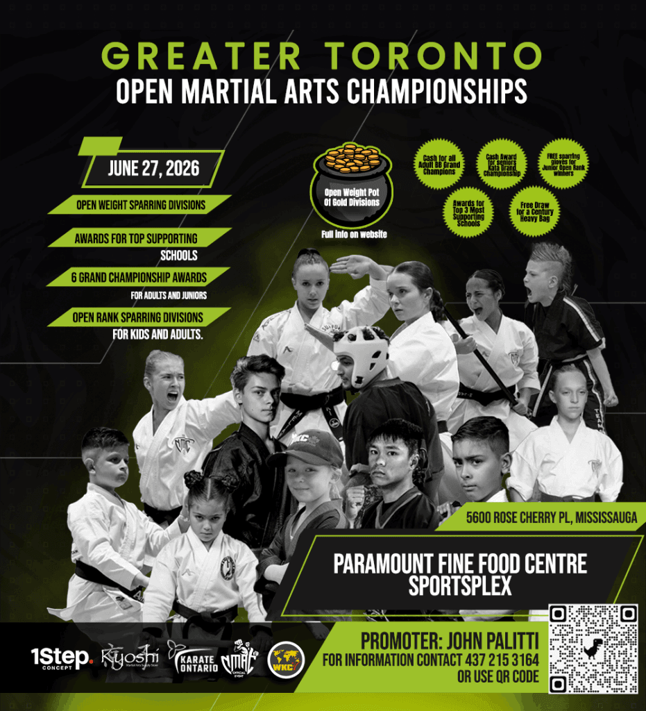 Great Toronto Open Martial Arts Championships, 2026